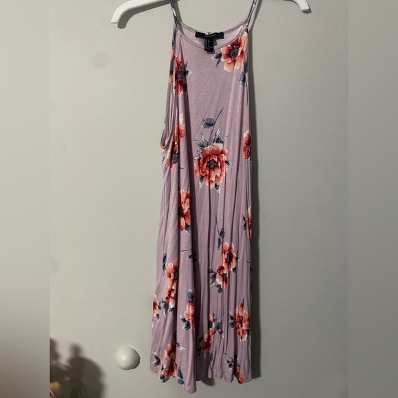 💕forever 21 floral halter top dress - Picture 2 of 5